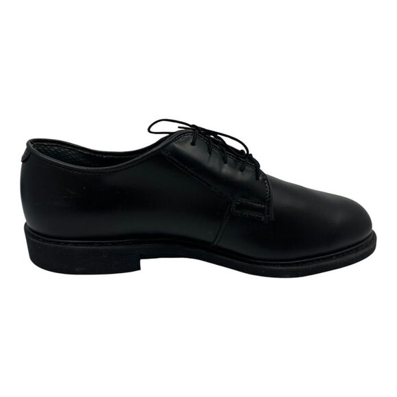 Bates Men's Oxford Dress‎ Shoes Size 12 Black Leather Vibram Sole New Old Stock - Picture 3 of 13
